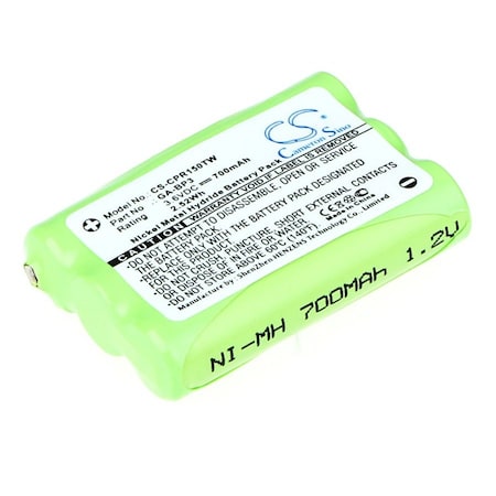 Bsc Preferred Doro WT86 700mAh Two Way Radio Replacement Battery CS-CPR150TW.3